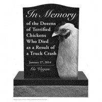 Petición para erigir un monumento a unos pollos fallecidos en luctuosas circunstancias